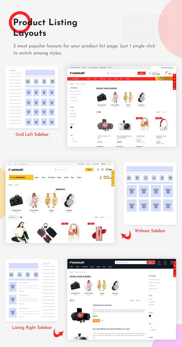 FlashMart - A versatile Shopify section theme