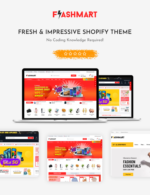 FlashMart - A versatile Shopify section theme