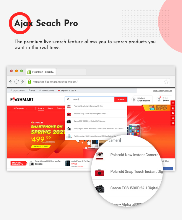 FlashMart - A versatile Shopify section theme