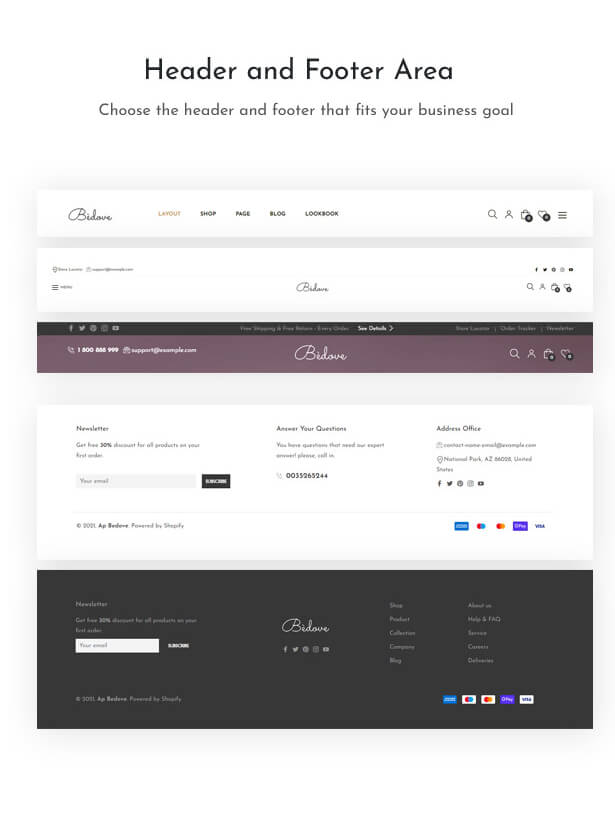 Bedove Wonderful Cosmetics and Spa Shopify theme features