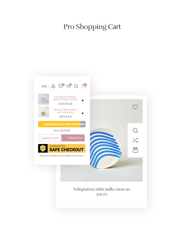 Professional shopping cart