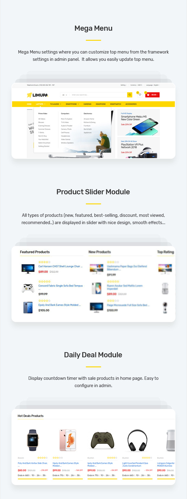 Shopify mobile design and accessories