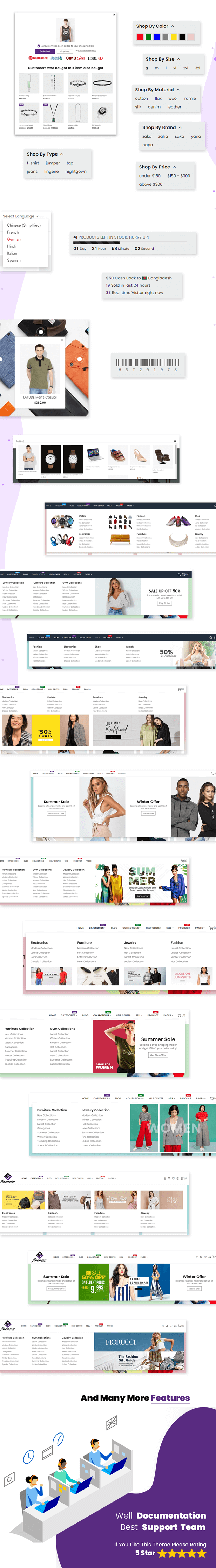 Financier - a multipurpose responsive Shopify kit