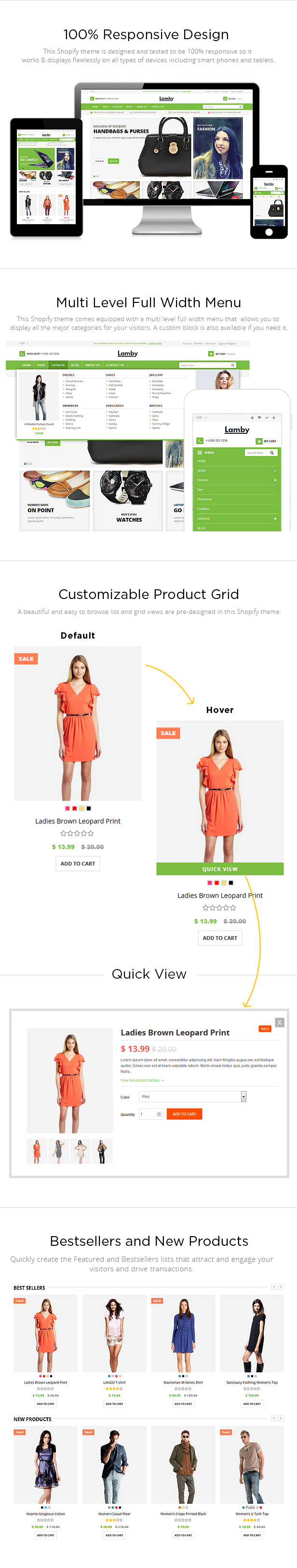 A responsive theme for shoes