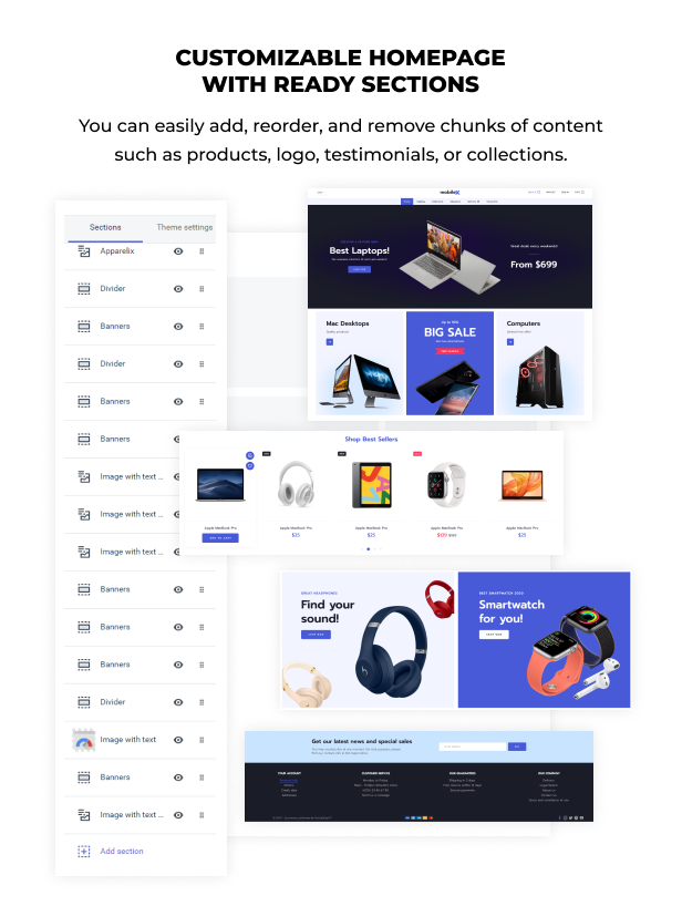 Mobilex - Computer Store, Shopify Theme for Mobile Phones - 4