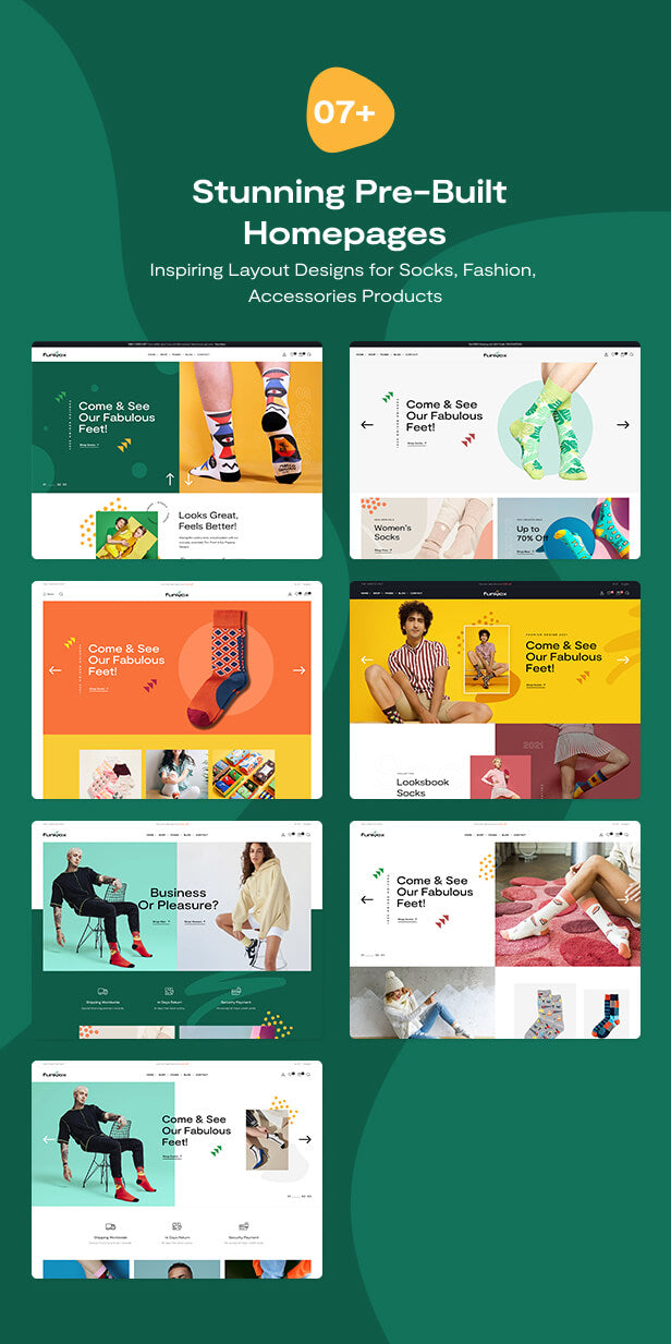 07+ amazing pre-built homepages