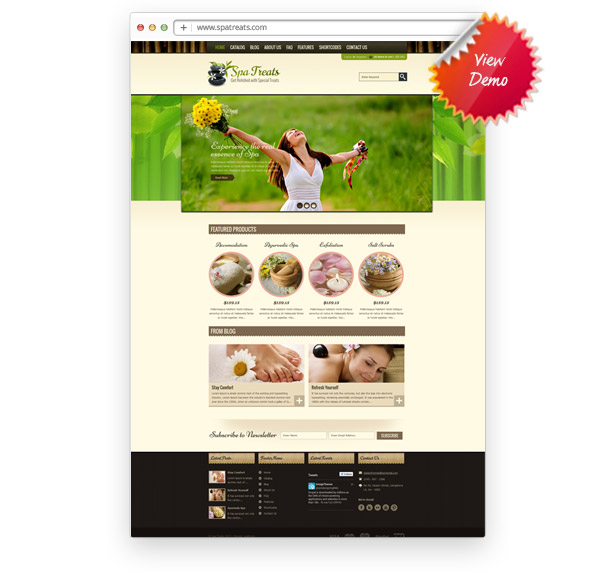 Spa treats  Shopify Health, Massage Center Theme - 4