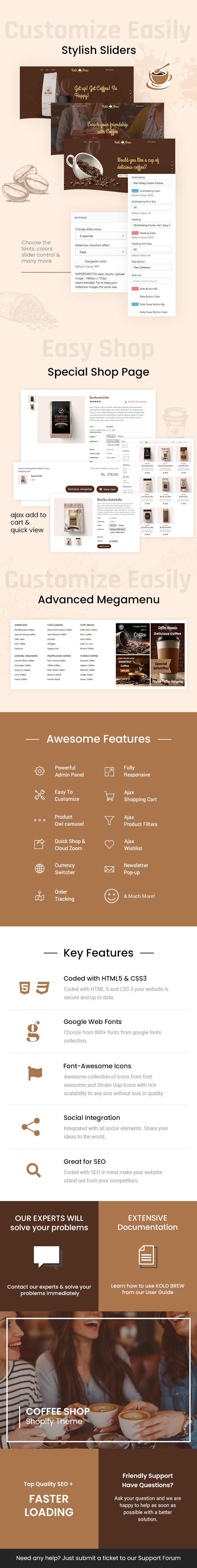 KoldBrew - Shopify coffee shop theme - 1