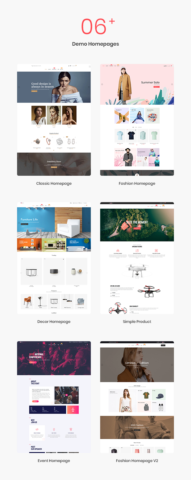 Multiple home pages