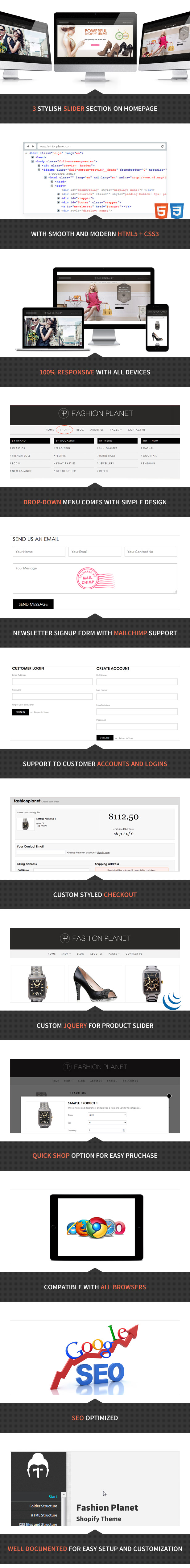 Parallax Shopify Theme - Fashion Star - 2