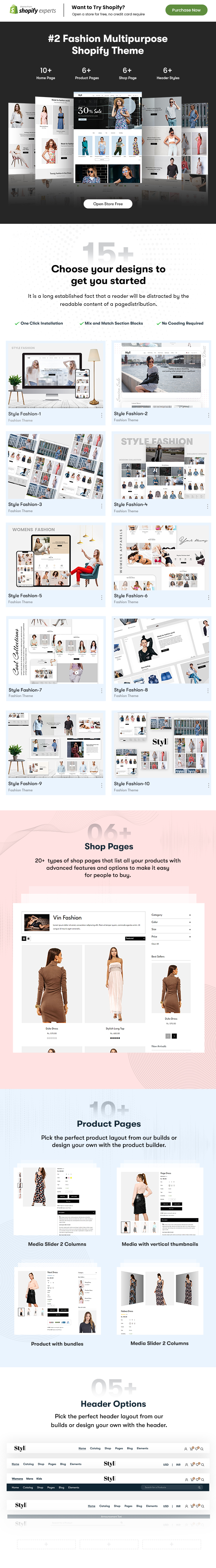 Style - a multifunctional Shopify kit - 1