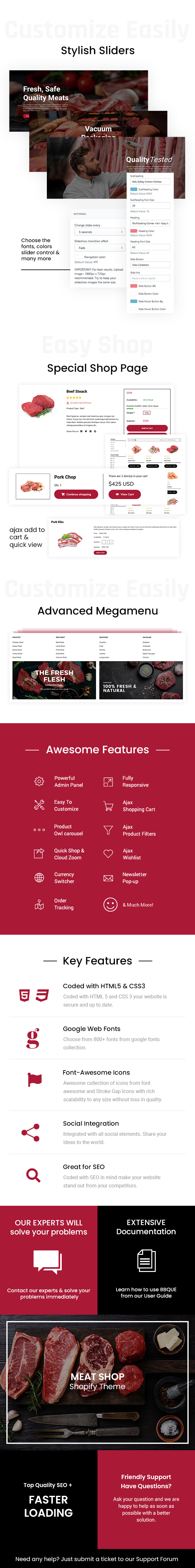 BBque - Shopify theme of a food, butcher and meat shop - 1