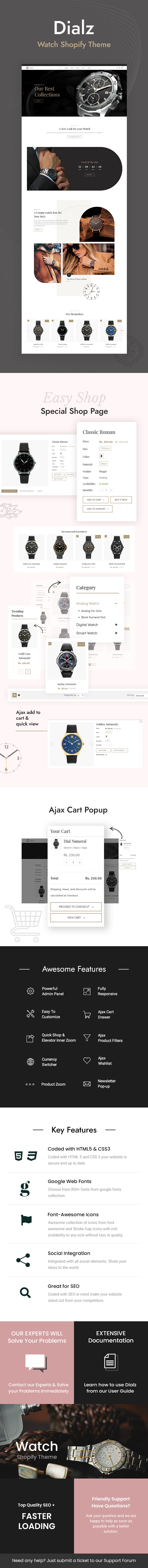 Dialz - View Shopify Theme - 1