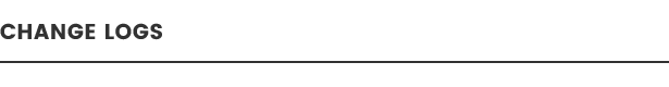 change log