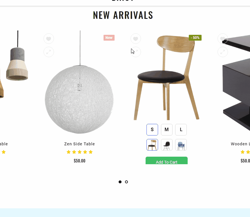Shopify Daisy Quickview