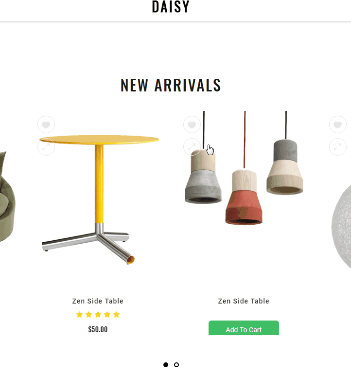 Shopify Daisy wish