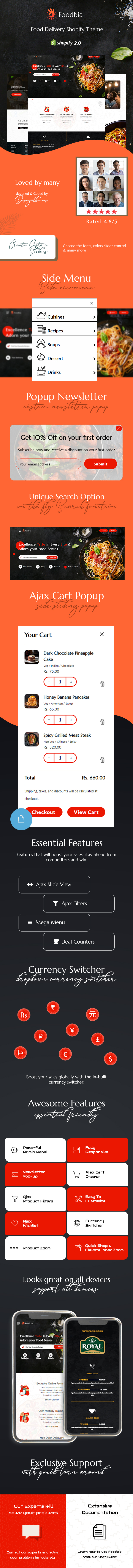 Foodbia - Shopify food delivery theme - 1