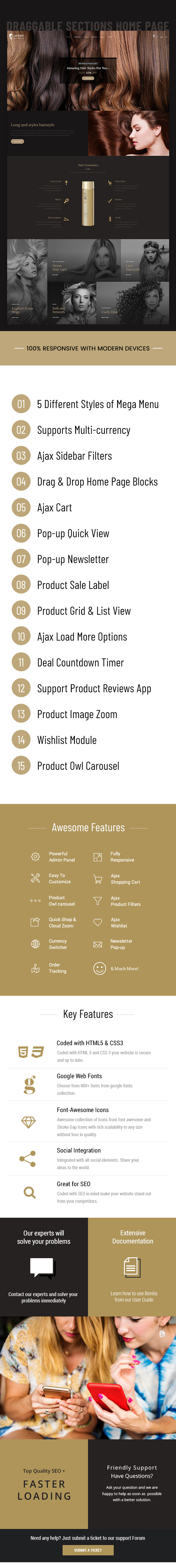 Avery |  Hair Wig, Shopify Theme Addons - 1