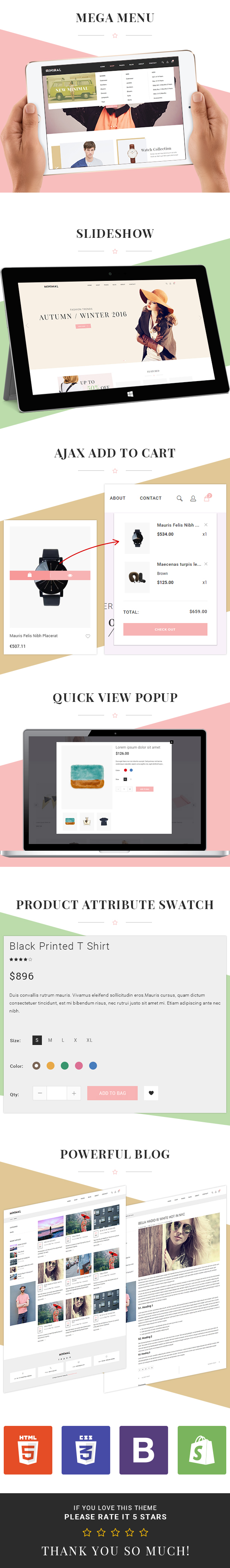 A minimal JMS theme for Shopify