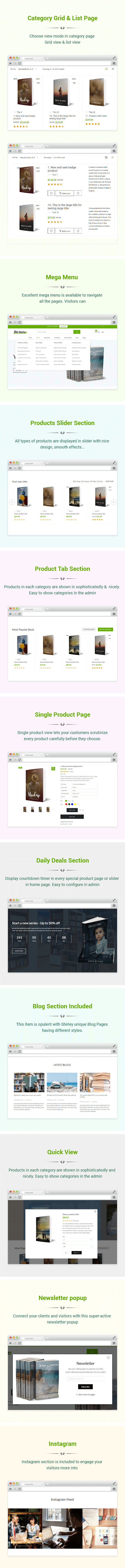 Bookstore, library and bookseller template