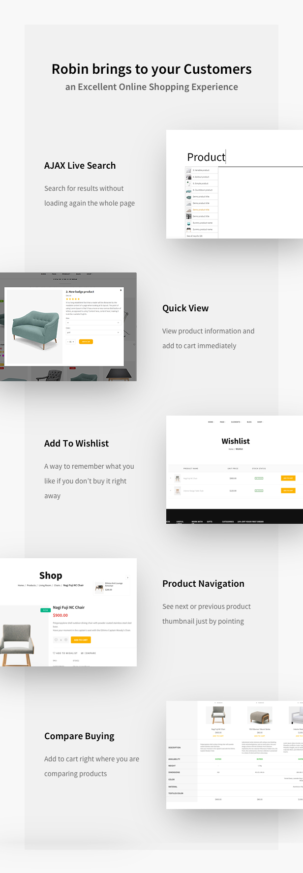 Robin - Furniture Shopify Theme
