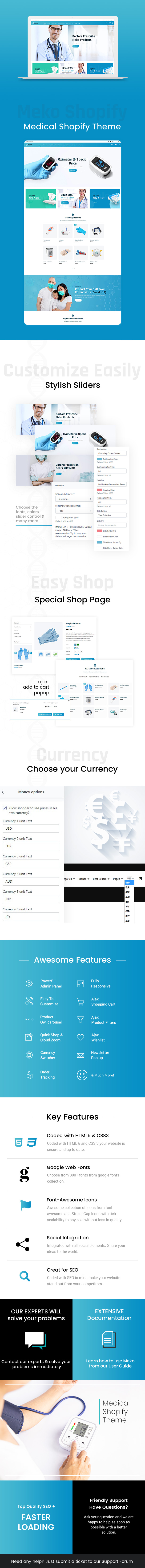 Meko - Medical Store Shopify Theme - 1