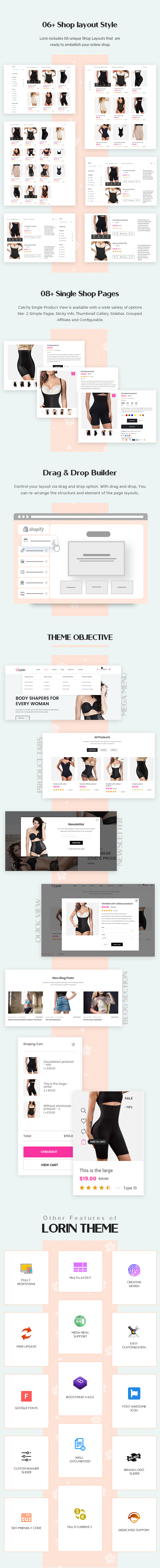 Lorin - Shapewear Shopify Theme