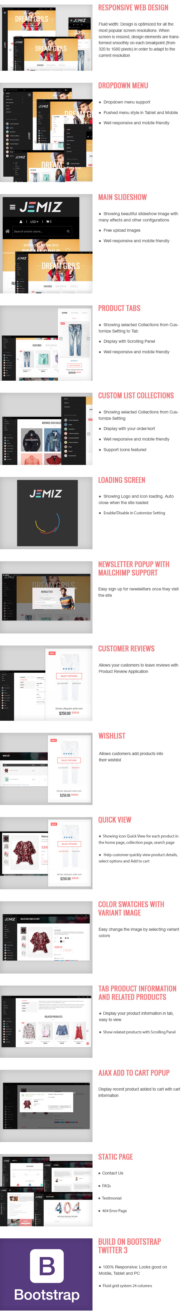 main features