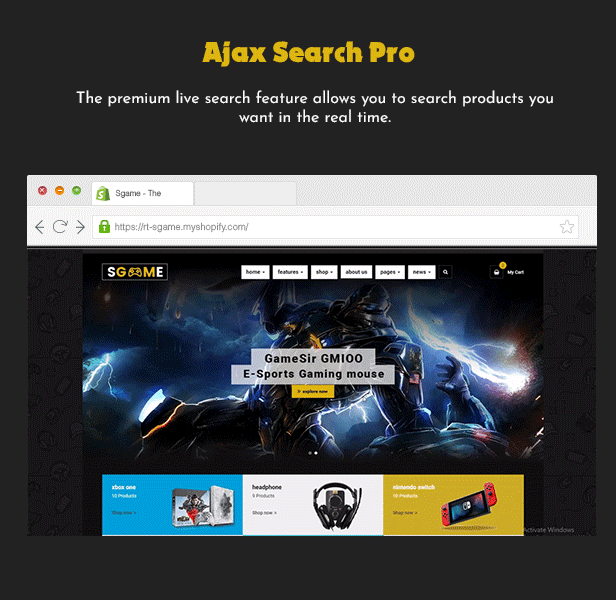 Shopify themed responsive games 