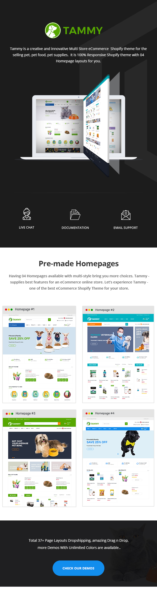 Tammy - Pet Design Shopify - 2