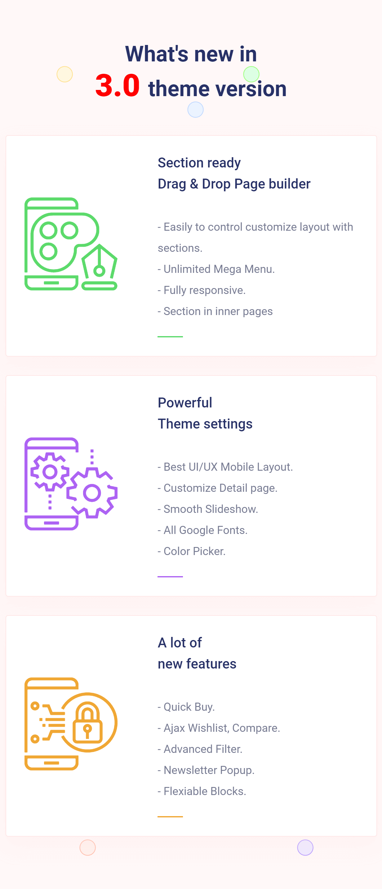 New theme version 3.0