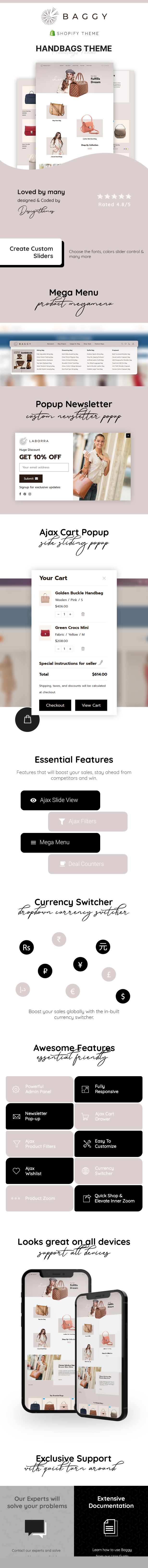 Baggy - Fashion Bags Shopify Theme - 1