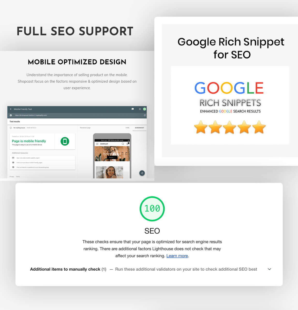 Full SEO support