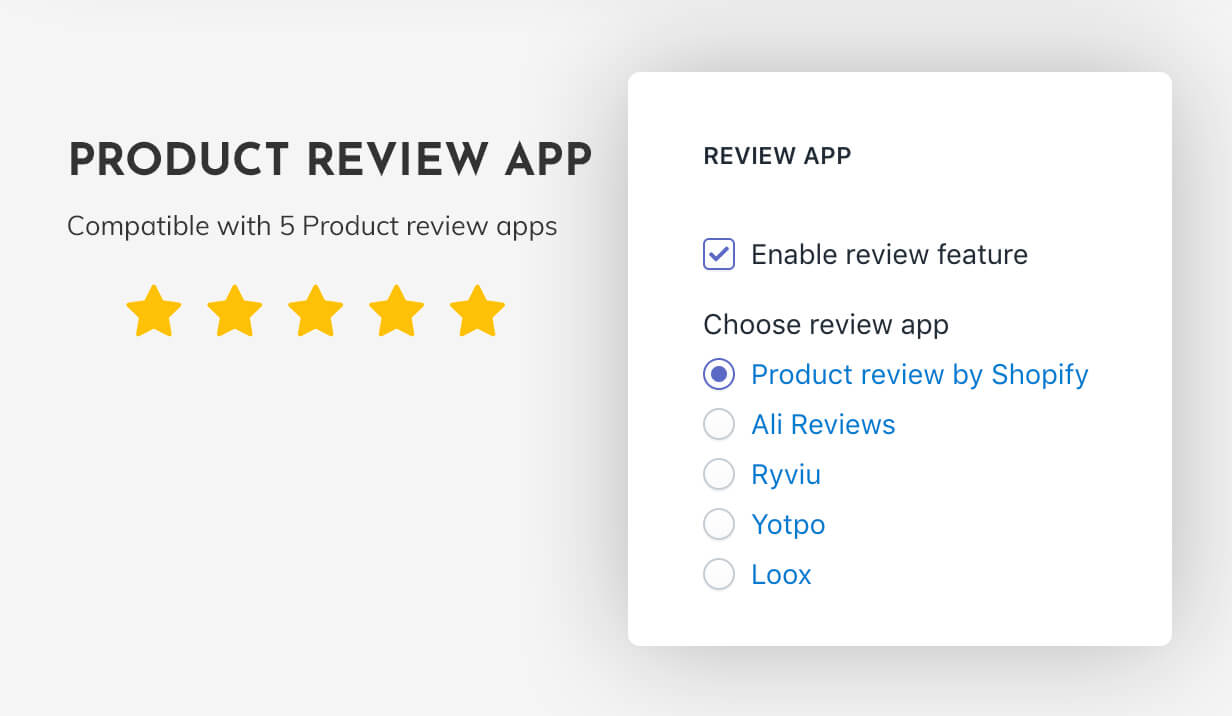 Product review apps