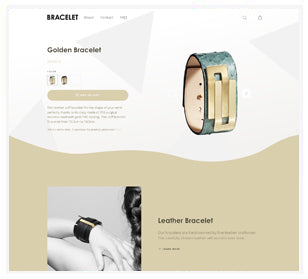 Demonstration of a wet bracelet