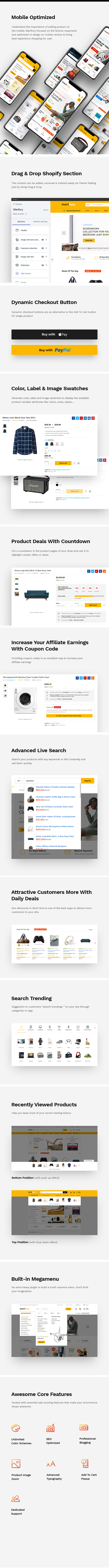 Martfury - A multipurpose store Shopify kit