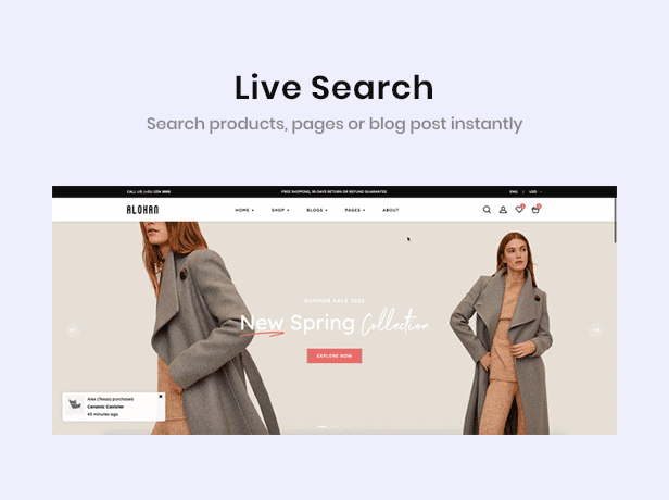 Alohan - Shopify fashion theme - 4