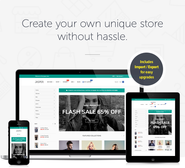 Jasper - Shopify drag and drop kit rated - 5