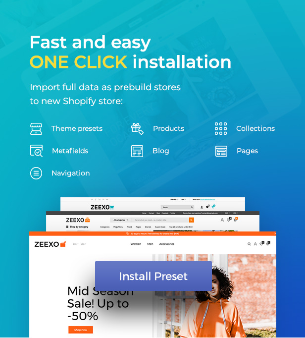 A versatile Shopify theme by zeexo