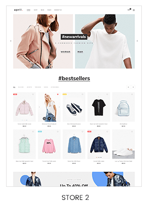Fashion store for men vs. women shopify