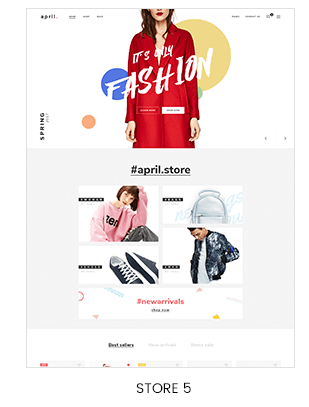 Heroes presentation in full screen in the shopify store