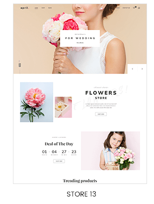 shopify flower shop