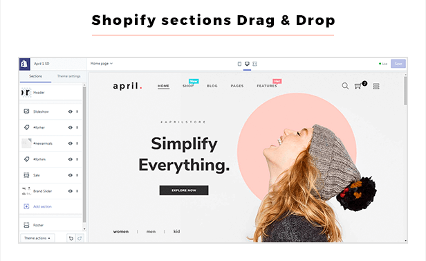 Shopify Sectioned is ready