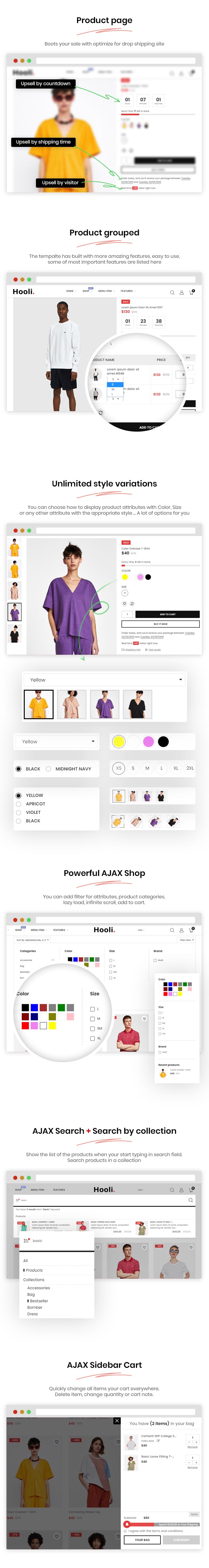 Hooli - Clean and Responsive Shopify Theme - 8