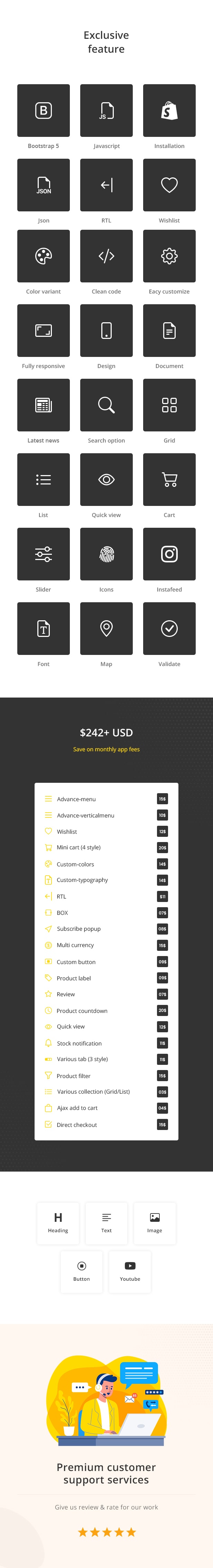 Mitho - shopify multifunctional e-commerce kit - 5