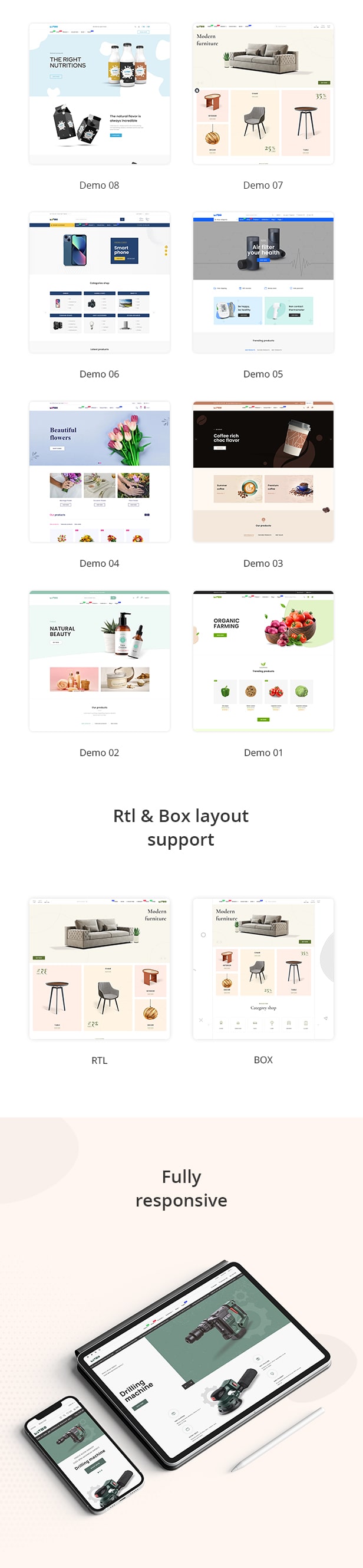 Mitho - shopify multifunctional e-commerce kit - 2