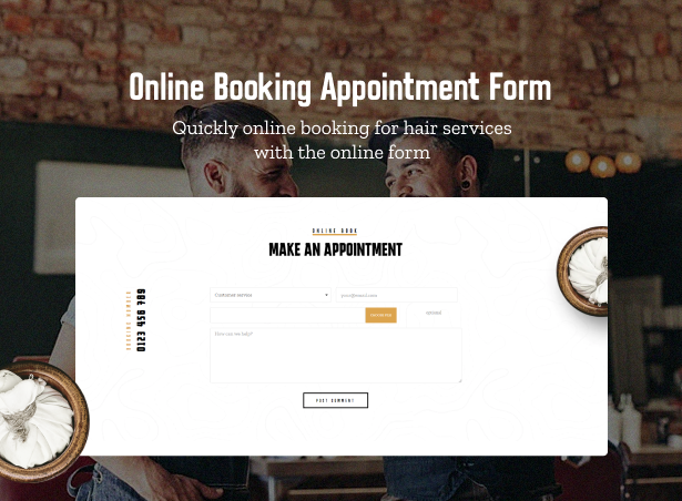Online order form