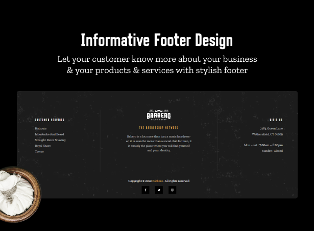 Informative bottom design