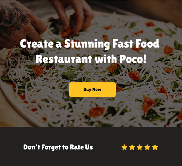     Poco - Shopify fast food and restaurant design