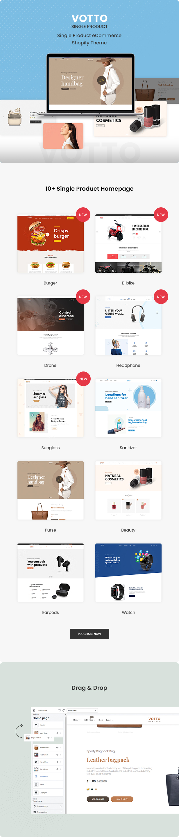 Votto - The Single Product Multipurpose Shopify Theme - 2